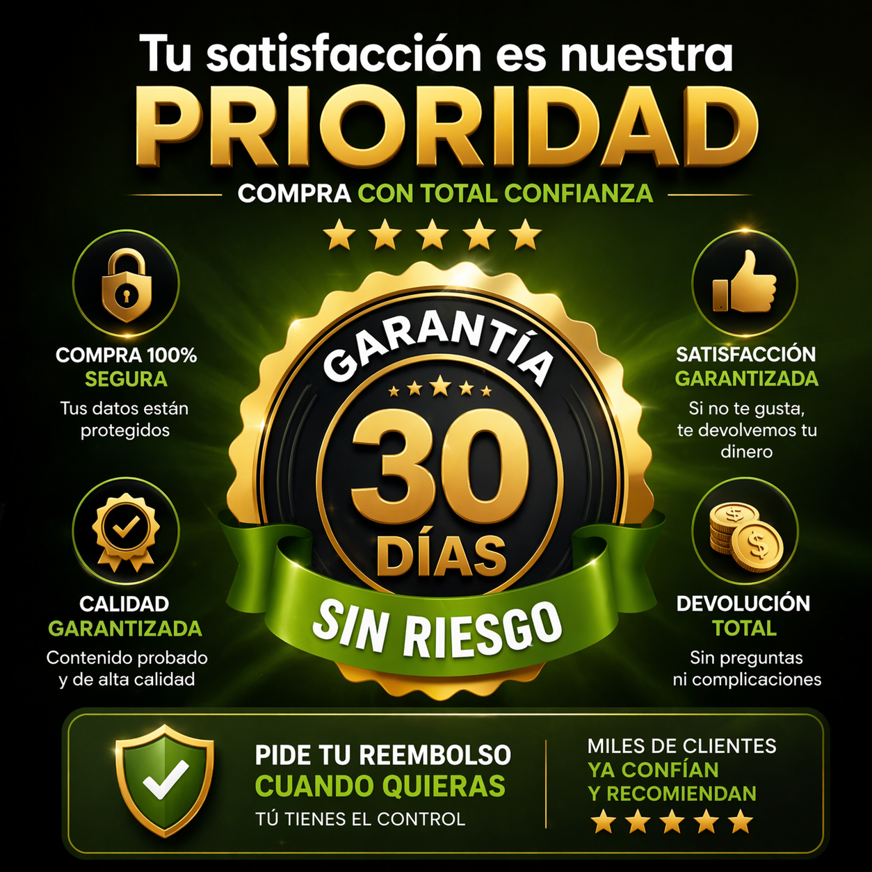 Garantía 30 días